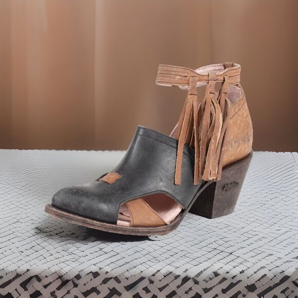 Miss Macie Women's Mercy Me 5" Pointed Toe Bootie - Brown/Black SZ 6.5 NWOB - Picture 5 of 12